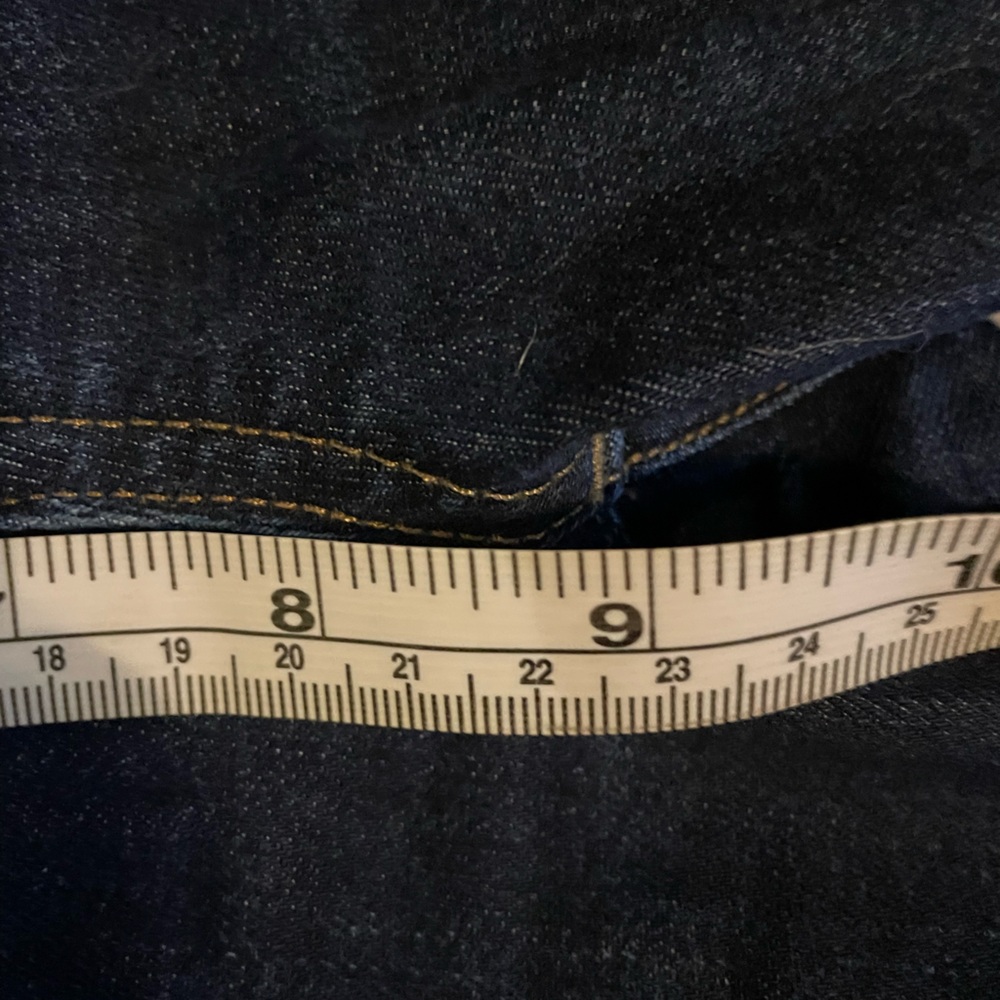 Madewell High-Rise Skinny‎ Jeans 9” Dark Blue Denim Size 26 - Picture 8 of 10